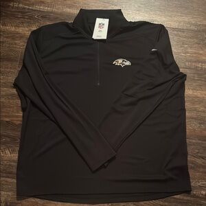 Nike Dri-Fit NWT - Ravens Black Lightweight Quarter-Zip Shirt Jacket